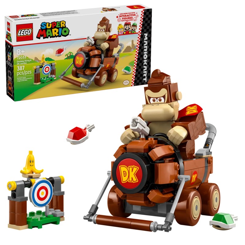 Lego Super Mario 72033 - Mario Kart – Donkey Kong et DK Jumbo
