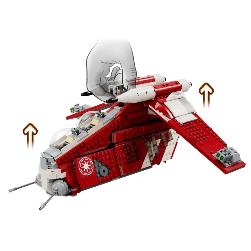 LEGO Star Wars 75354 La Canonnière de Coruscant (1083 pcs) - 5 Minifigurines Exclusives - Promo Lego Soldes Hiver 2026 Ete