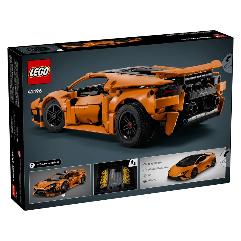 Lego Technic 42196 - Lamborghini Huracán Tecnica Orange