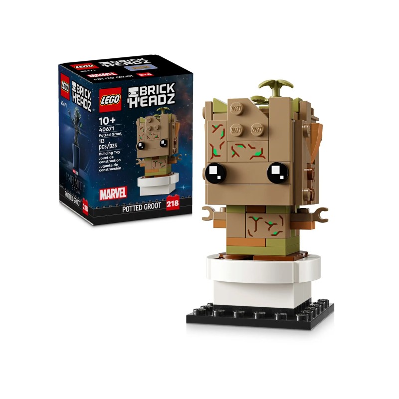 Lego Marvel 40671 - Groot en pot - BrickHeadz