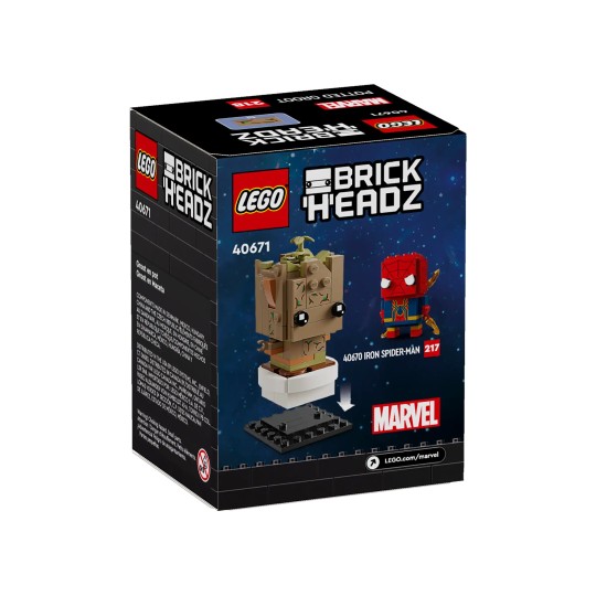 Lego Marvel 40671 - Groot en pot - BrickHeadz