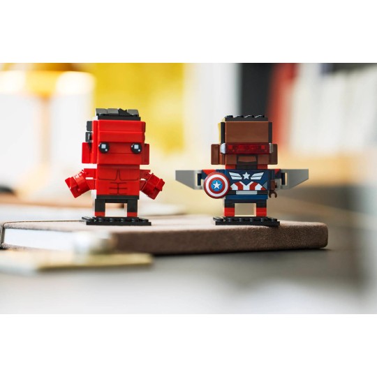 Lego Star Wars 40668 - Captain America et Hulk rouge - BrickHeadz