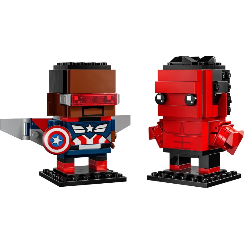 Lego Star Wars 40668 - Captain America et Hulk rouge - BrickHeadz