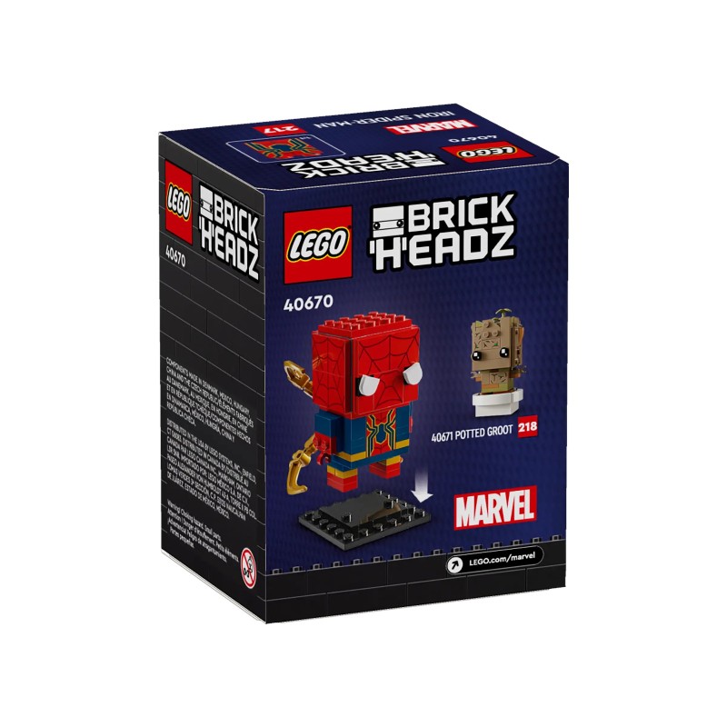 Lego Marvel 40670 - Iron Spider-Man - BrickHeadz