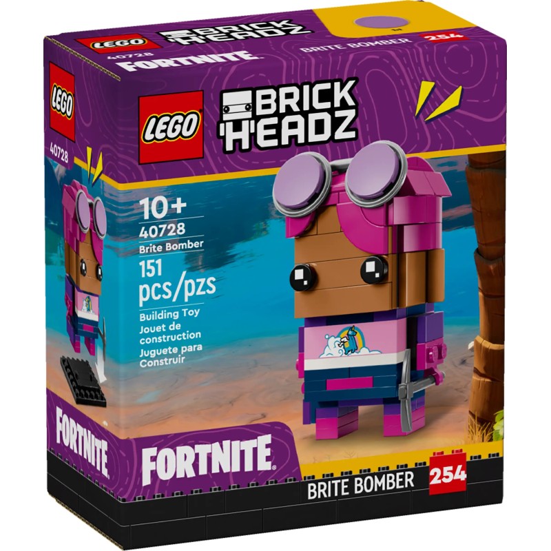 LEGO BrickHeadz 40728  - Terreur fluo (Fortnite)