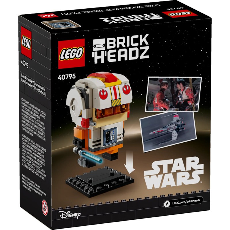 Lego BrickHeadz 40795 - Luke Skywalker (pilote rebelle)