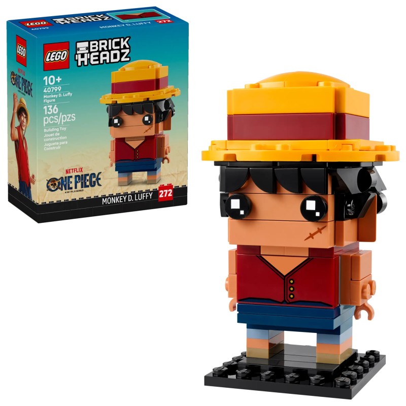 Lego One Piece 40799 - Monkey D. Luffy - BrickHeadz