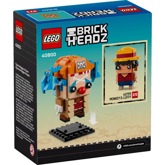 Lego One Piece 40800 - Baggy le Clown - BrickHeadz