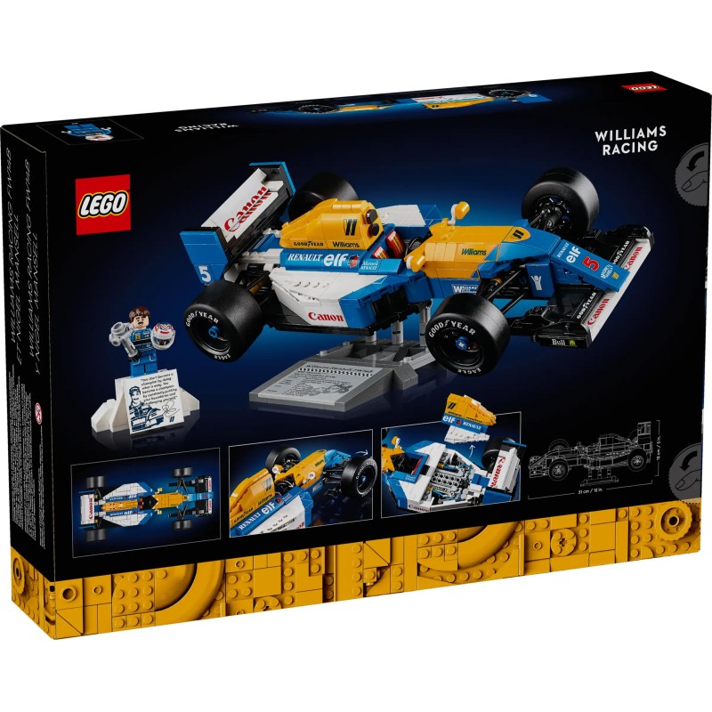 Lego ICONS 10353 - Williams Racing FW14B et Nigel Mansell