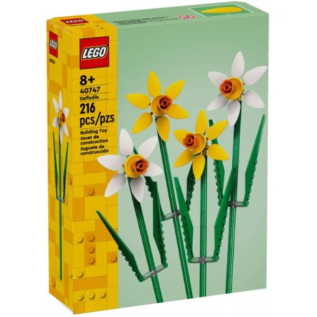 LEGO Botanicals 40747 Jonquilles – Fleurs Éternelles pour Adultes & Enfants