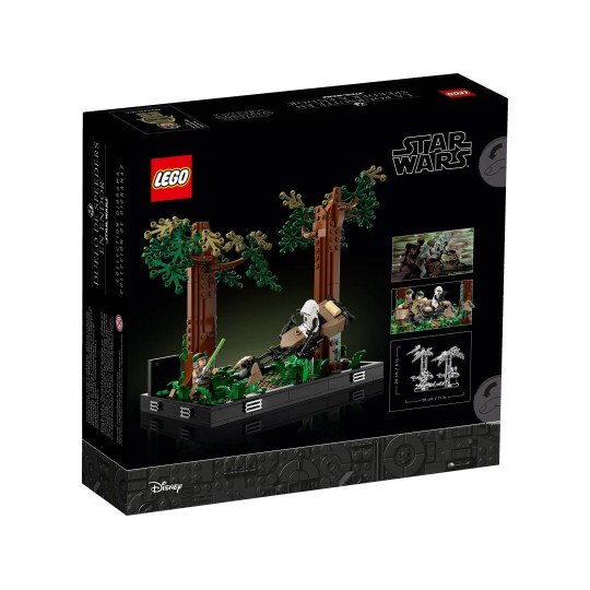 Lego Star Wars 75353 - Diorama de la course-poursuite en speeder sur Endor