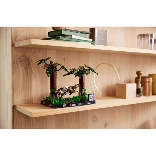 Lego Star Wars 75353 - Diorama de la course-poursuite en speeder sur Endor