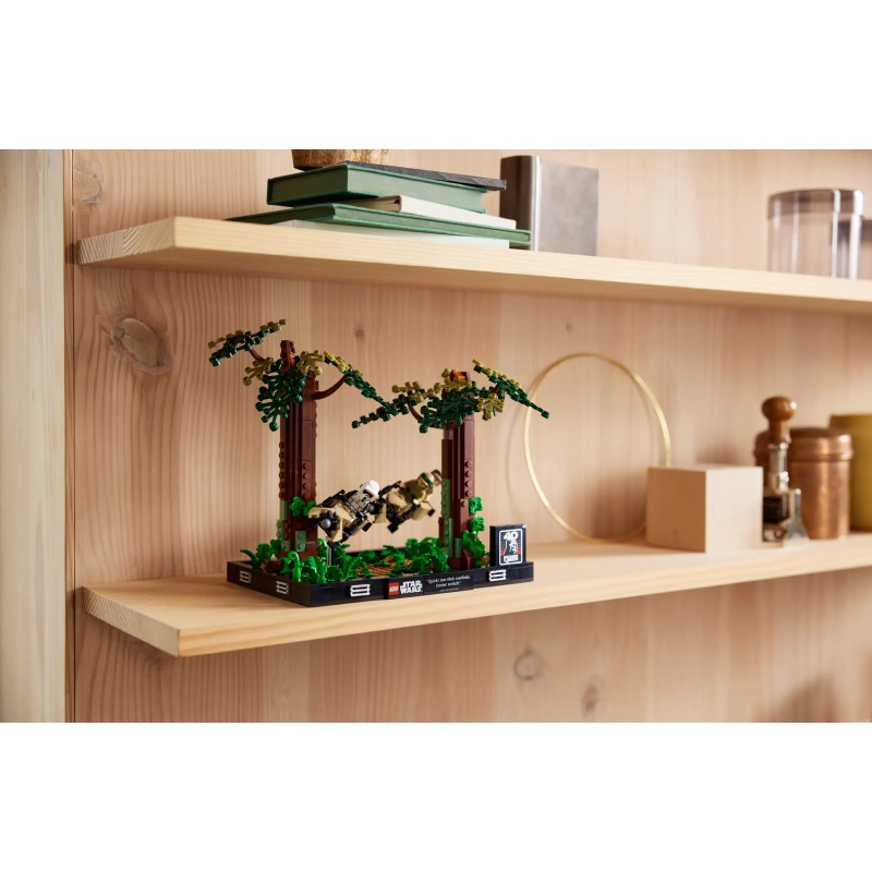 Lego Star Wars 75353 - Diorama de la course-poursuite en speeder sur Endor