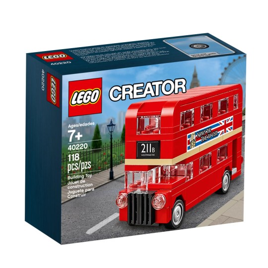 Acheter LEGO 40220 Mini Bus Londonien - Maquette Bus Anglais Creator - Promo Lego Soldes