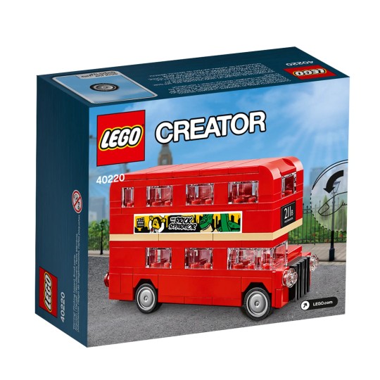 Acheter LEGO 40220 Mini Bus Londonien - Maquette Bus Anglais Creator - Promo Lego Soldes