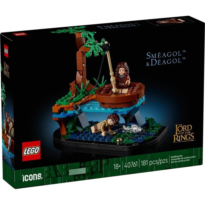 Lego 40761 - Icons Le Seigneur des Anneaux Sméagol et Déagol