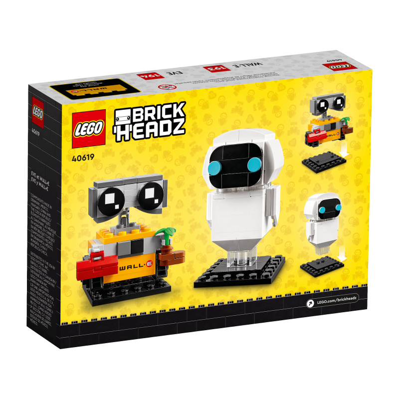 LEGO 40619 EVE et WALL•E - Disney Pixar BrickHeadz | Boutique GoldenBrick | Promo Lego Soldes Hiver 2026 Ete