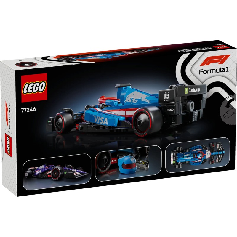 LEGO Speed Champions 77246 : Voiture F1 Visa Cash App RB VCARB 01