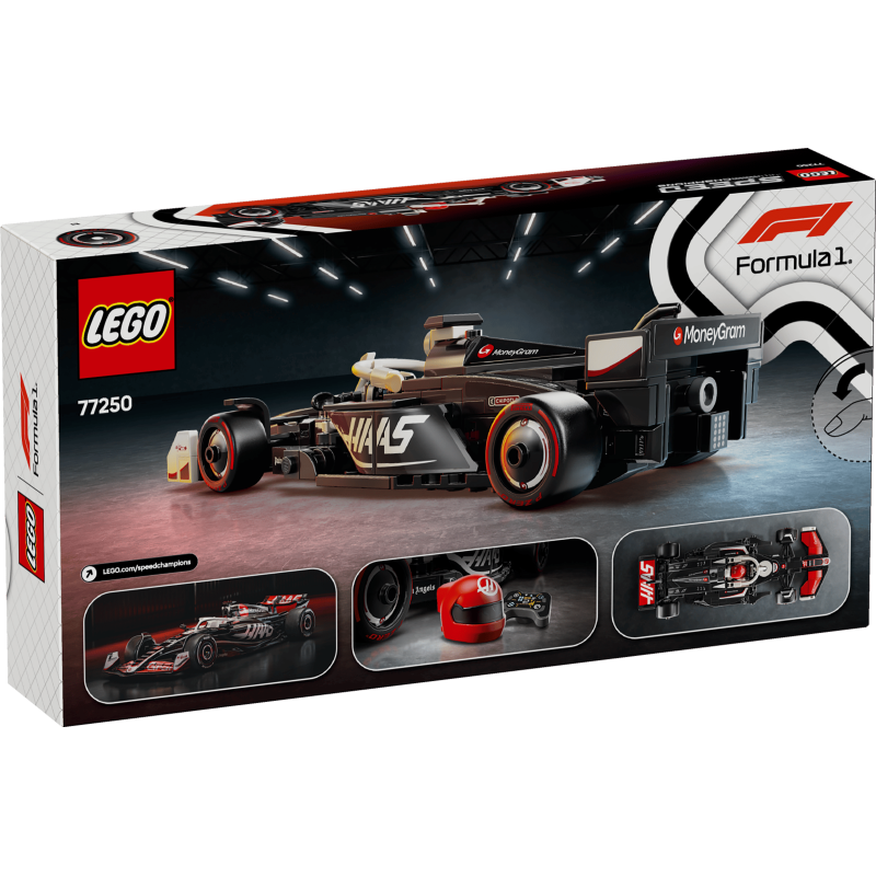 LEGO Speed Champions 77250 : Voiture F1 MoneyGram Haas Team VF-24