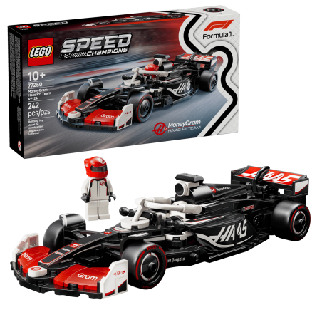 LEGO Speed Champions 77250 : Voiture F1 MoneyGram Haas Team VF-24
