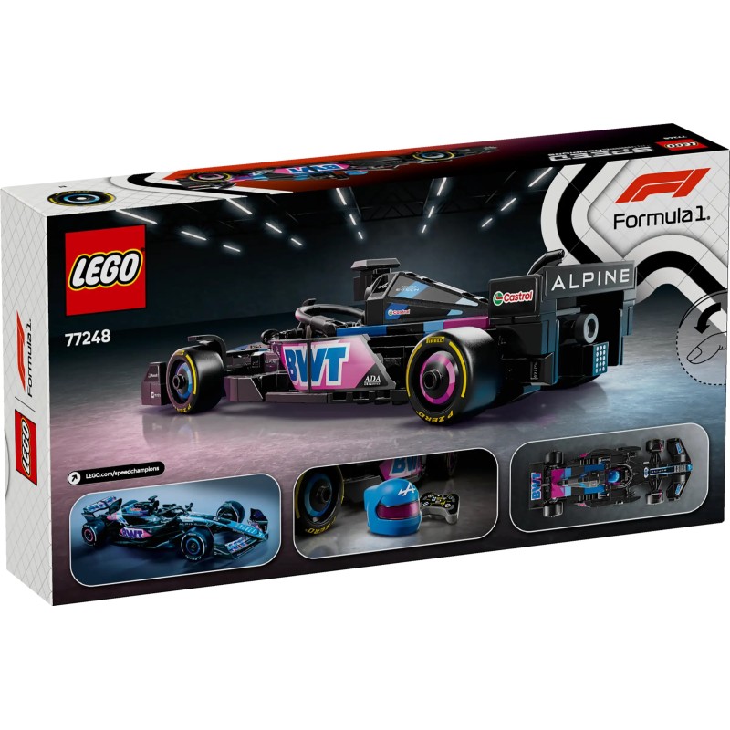 Set LEGO 77248 Speed Champions Voiture F1 BWT Alpine F1 Team - Promo Soldes Lego Hiver 2026 Ete