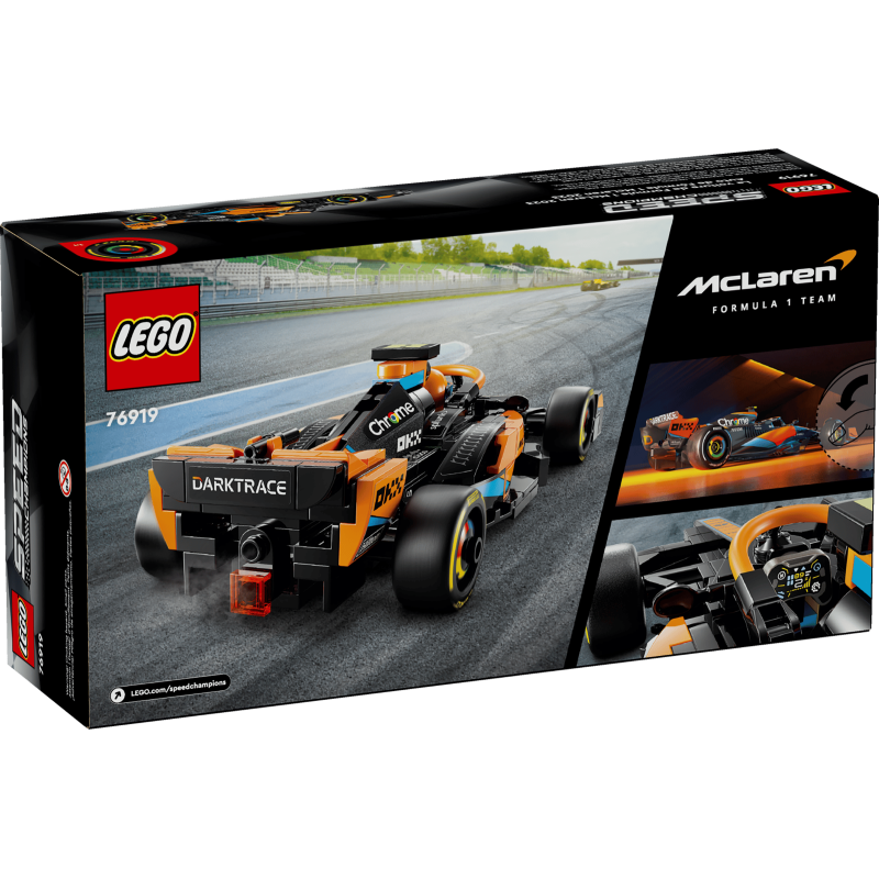 LEGO Speed Champions 76919 : La voiture de course de Formule 1 McLaren 2023