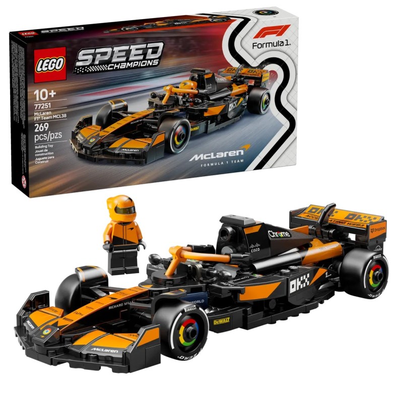 LEGO Speed Champions 77251 : Voiture F1 McLaren Team MCL38