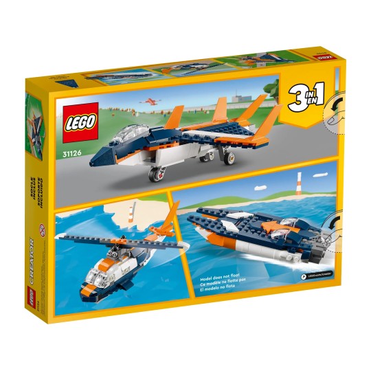 LEGO Creator 31126 :  L’avion supersonique