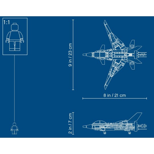 Lego Creator 31086 - L'avion futuriste