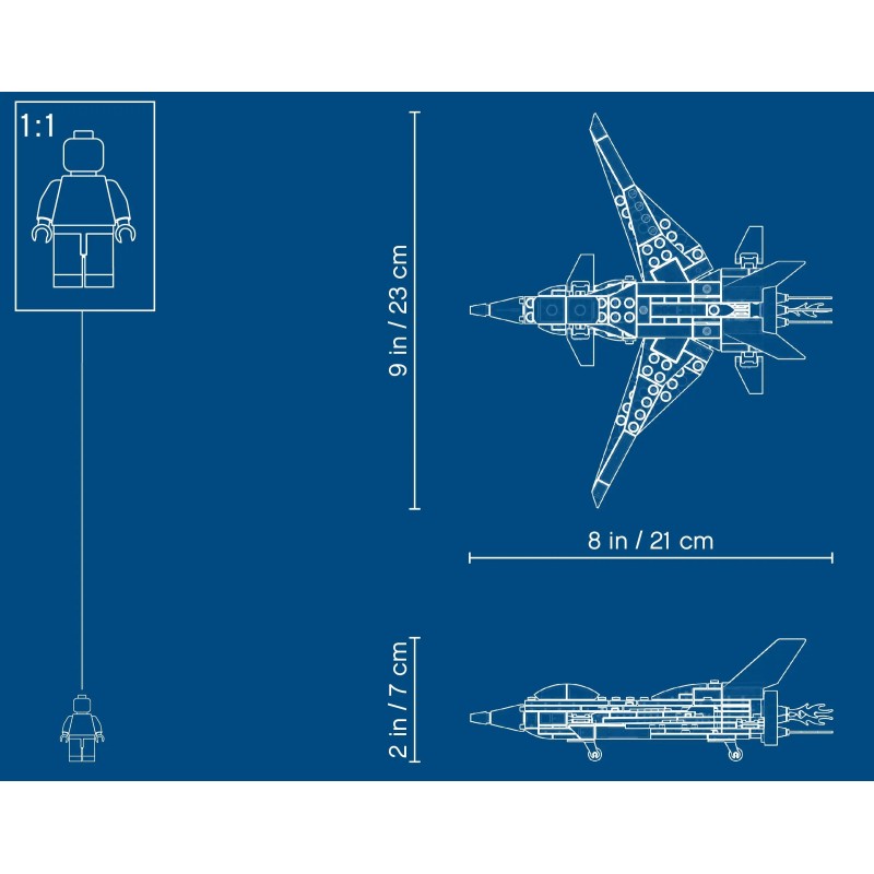 Lego Creator 31086 - L'avion futuriste