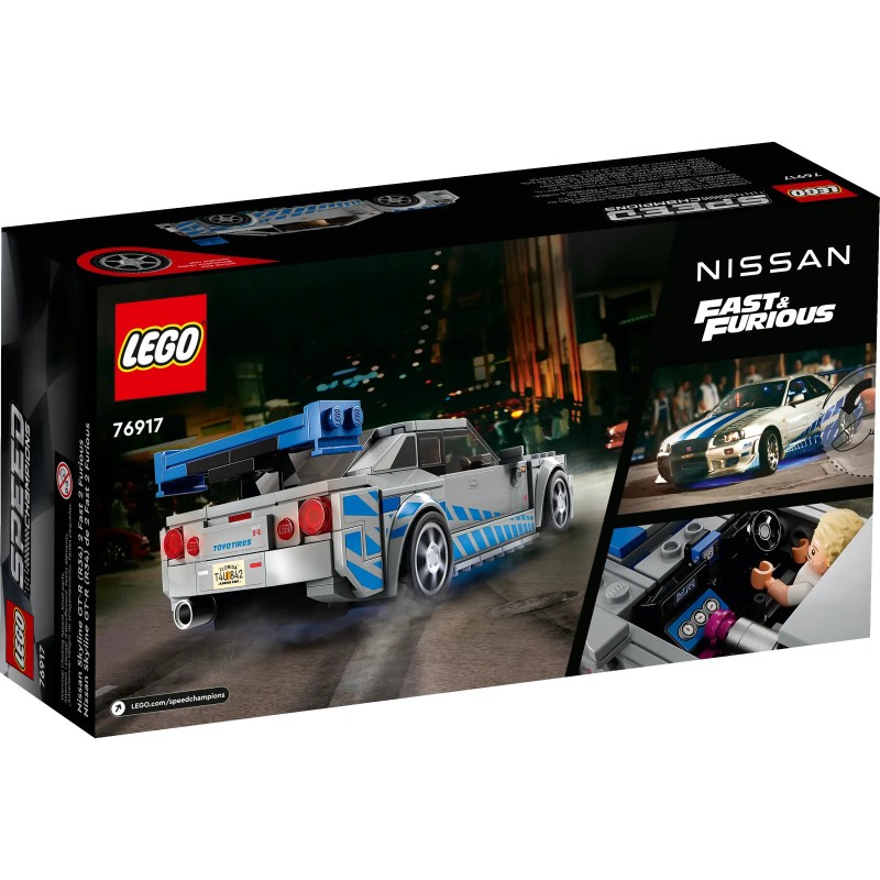 LEGO Speed Champions 76917 : Nissan Skyline GT-R (R34) 2 Fast 2 Furious