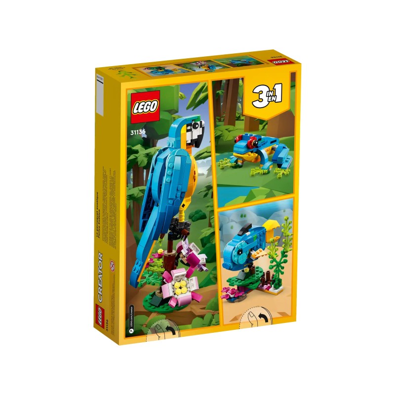 Lego CREATOR 31136 - Le perroquet exotique