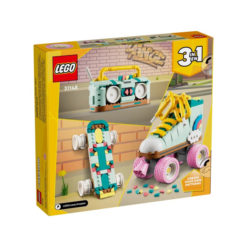 Lego CREATOR 31148 - Les patins à roulettes rétro