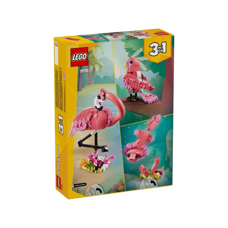 LEGO Creator 31170 : Animaux sauvages : le flamant rose