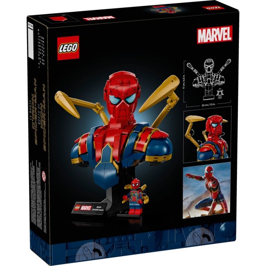 LEGO Marvel 76326 : Buste d’Iron Spider-Man