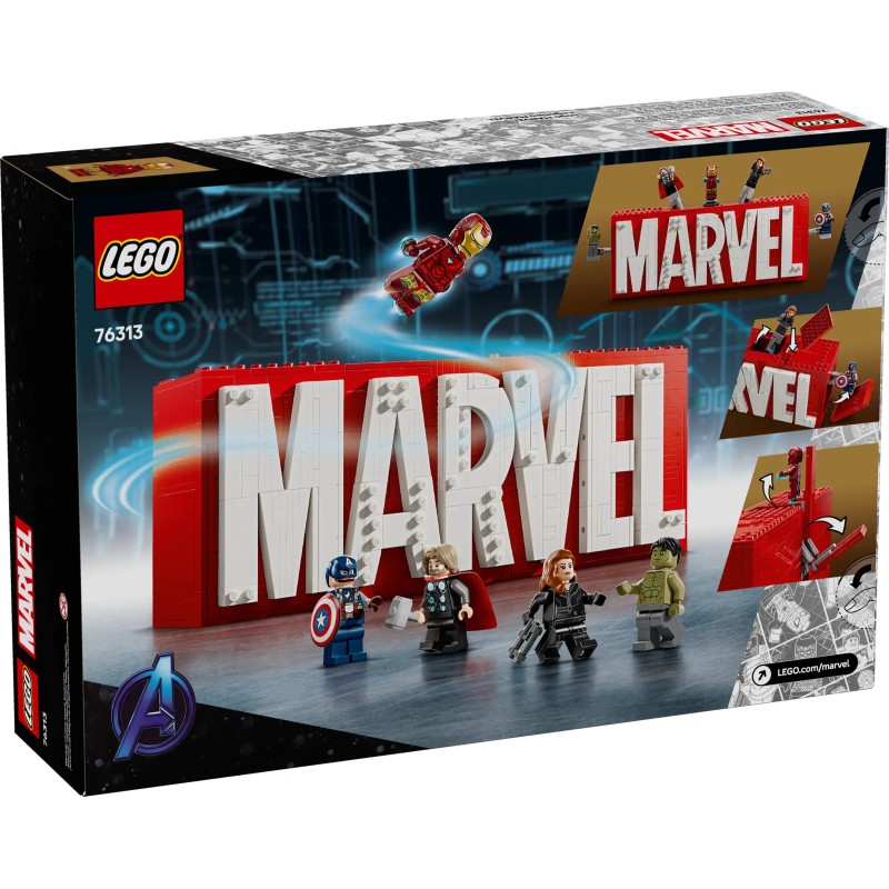 Lego MARVEL 76313 - Logo MARVEL et ses super-héros