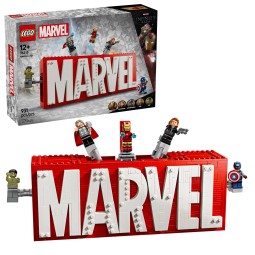 Lego MARVEL 76313 - Logo MARVEL et ses super-héros