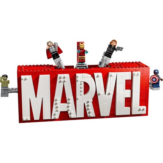 Lego MARVEL 76313 - Logo MARVEL et ses super-héros