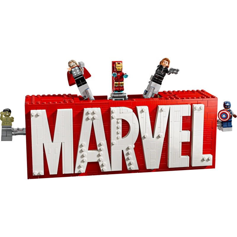 Lego MARVEL 76313 - Logo MARVEL et ses super-héros