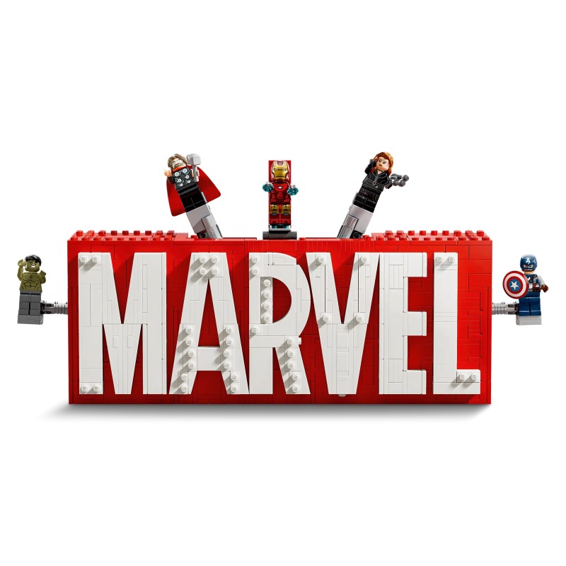 Lego MARVEL 76313 - Logo MARVEL et ses super-héros