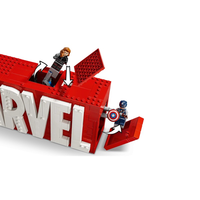 Lego MARVEL 76313 - Logo MARVEL et ses super-héros