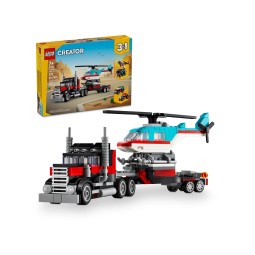 LEGO Creator 31146 : Le camion remorque avec hélicoptère