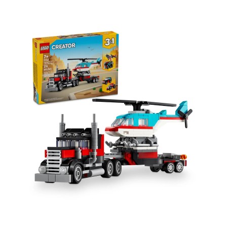 LEGO Creator 31146 : Le camion remorque avec hélicoptère