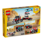 LEGO Creator 31146 : Le camion remorque avec hélicoptère