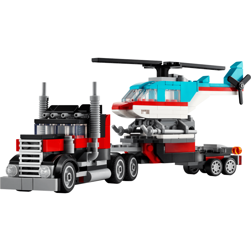 LEGO Creator 31146 : Le camion remorque avec hélicoptère