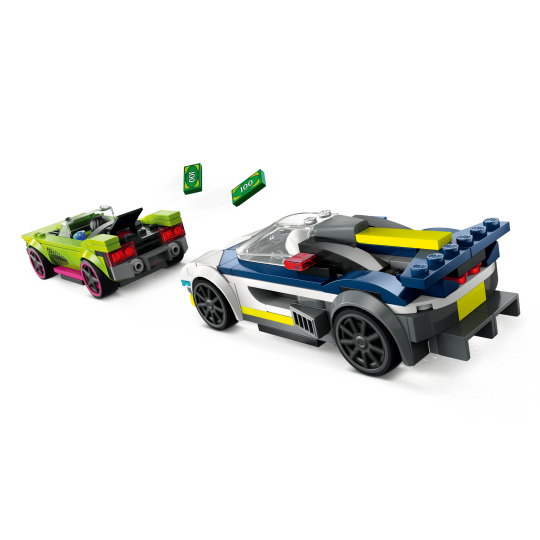 LEGO City 60415 : La course-poursuite entre la voiture de police et la super voiture
