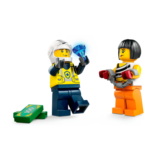 LEGO City 60415 : La course-poursuite entre la voiture de police et la super voiture