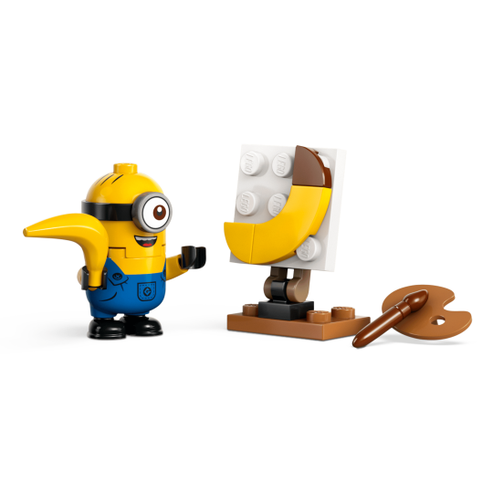 LEGO Moi, Moche et Méchant 75580 : Les Minions et la voiture-banane