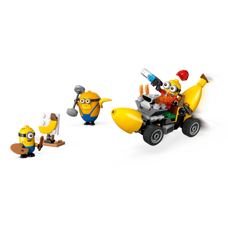 LEGO Moi, Moche et Méchant 75580 : Les Minions et la voiture-banane
