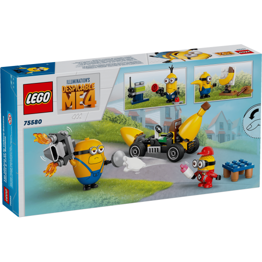 LEGO Moi, Moche et Méchant 75580 : Les Minions et la voiture-banane